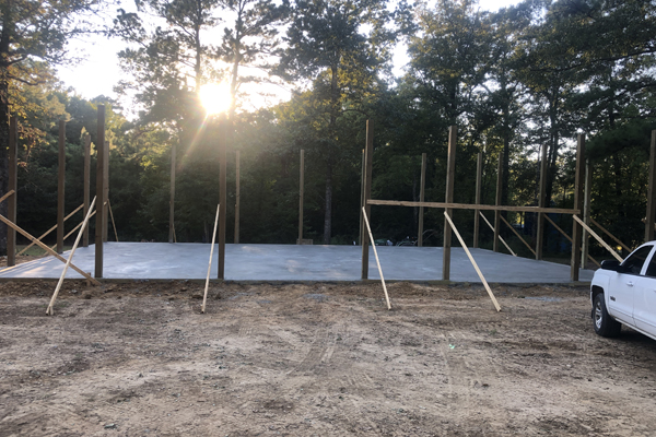 McDowell Construction job work example.