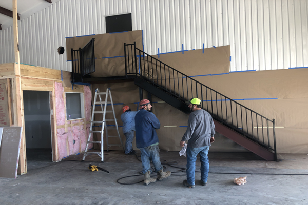 McDowell Construction job work example.