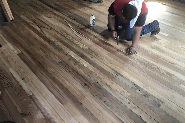 McDowell Construction job work example.